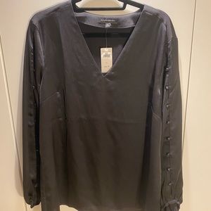 NWT Black Banana Republic Silky Long Sleeve